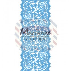 Fustella metallica Marianne Design Creatables Lace border (L)
