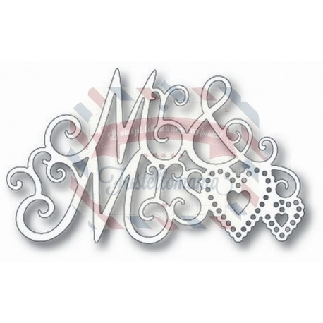 Fustella metallica Tutti Designs Mr & Mrs