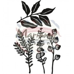 Fustella metallica Marianne Design Craftables Herbs & leaves