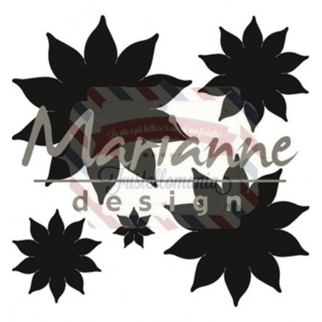 Fustella metallica Marianne Design Craftables Succulent Pointed