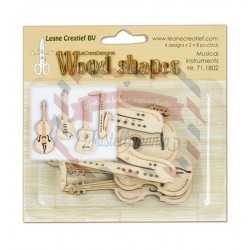 Leane Creatief Wood shapes Musical instruments