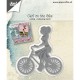 Fustella metallica Joy! Crafts Girl on bicycle