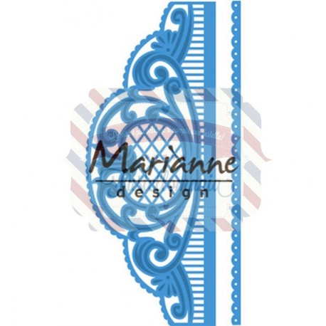 Fustella metallica Marianne Design Creatables Anja's border