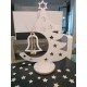 Fustella A4 Albero stella e campana tridimensionale