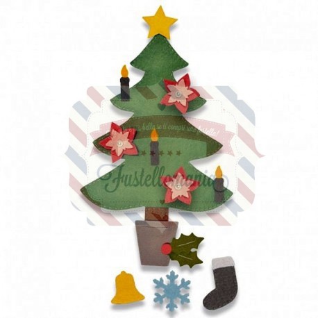 Fustella Sizzix A4 Christmas Tree 2
