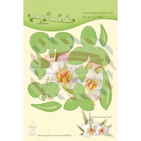 Fustella metallica Leane Creatief flower 012 Orchid