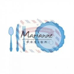 Fustella metallica Marianne Design Creatables Dinner Set