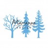 Fustella metallica Marianne Design Creatables Forest trees