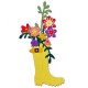 Fustella Sizzix Thinlits Rain boot planter