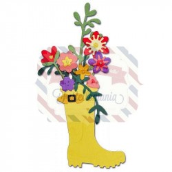Fustella Sizzix Thinlits Rain boot planter
