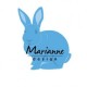 Fustella metallica Marianne Design Creatables bunny