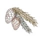 Fustella Sizzix Thinlits set 4pk pine branch