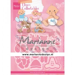 Fustella metallica Marianne Design Collectables Eline's Babies