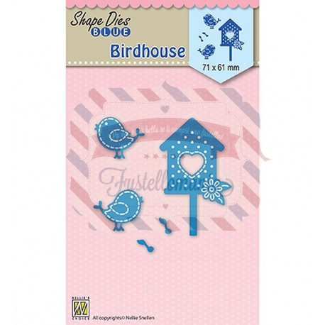 Fustella metallica Nellie's Choice Birdhouse