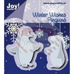 Fustella metallica Joy! Crafts Cutting & Embossing Penguin winter