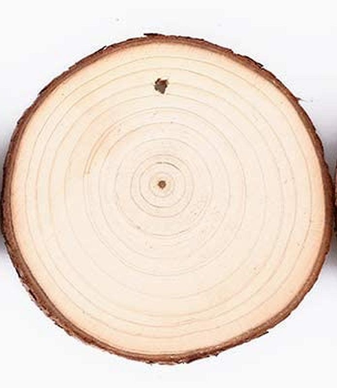 Disco in legno diametro 9 cm