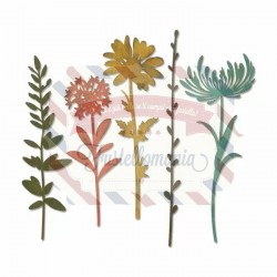 Fustella Sizzix Thinlits Wildflower Stems 1