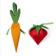 Fustella Sizzix A4 box Carrot & Strawberry