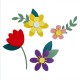 Fustella Sizzix Bigz Spring flowers