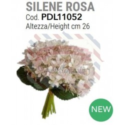 Mazzetto Silene colore rosa alt. 26 cm