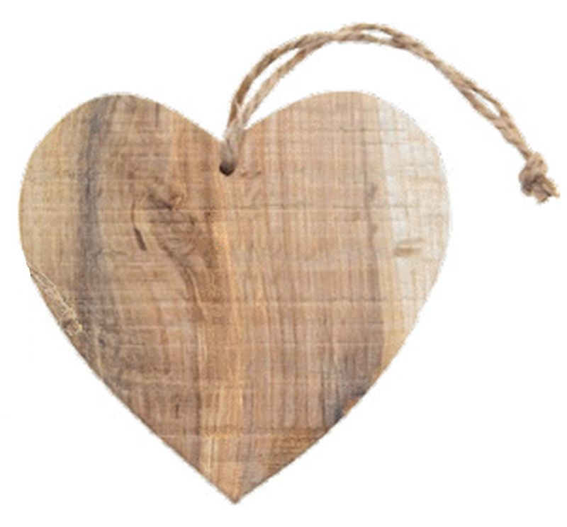 cuore in legno di suar