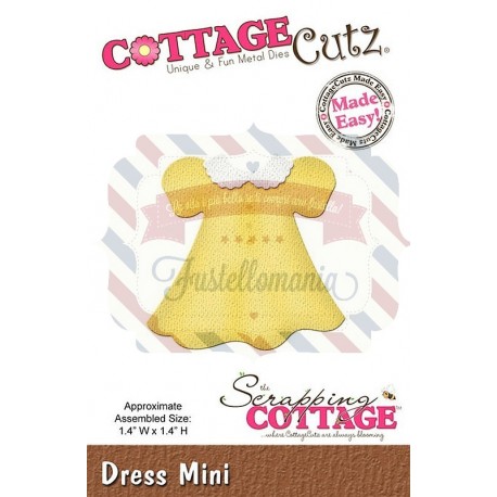Fustella metallica Cottage Cutz Dress Mini