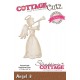 Fustella metallica Cottage Cutz Angel 3
