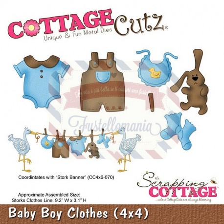 Fustella metallica Cottage Cutz Baby boys clothes
