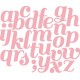 Fustella metallica Echo Park Script Alphabet