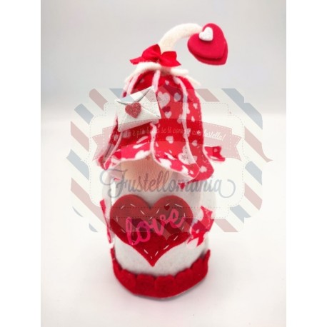 Kit fustellati Lovely gnometta per San Valentino