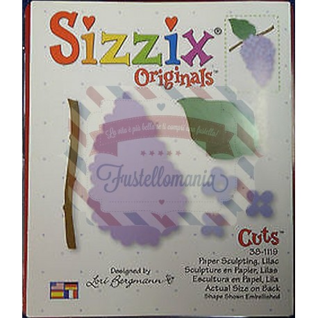 Fustella Sizzix Originals Sculture di carta Lilla
