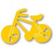 Fustella Sizzix Originals Yellow Bicicletta