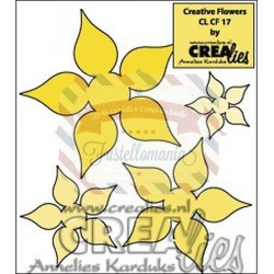 Fustella metallica Crealies Creative Flowers 17