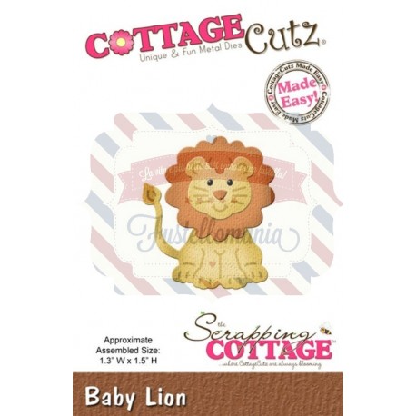 Fustella metallica Cottage Cutz Baby Lion