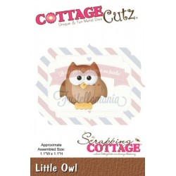 Fustella metallica Cottage Cutz Little Owl