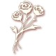 Fustella metallica Rose bunch