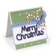 Fustella Sizzix Embossing Folders My Christmas Wish Set