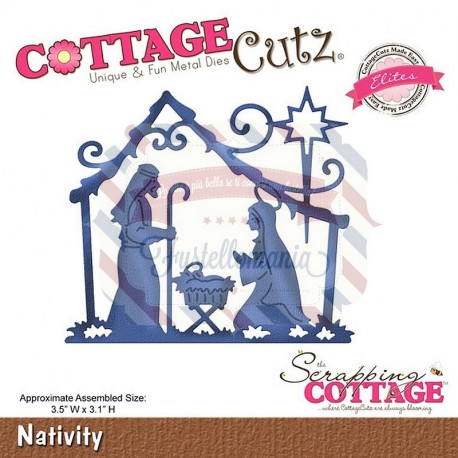 Fustella metallica Cottage Cutz Nativity