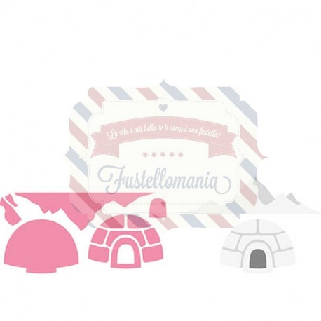 Fustella metallica Marianne Design Collectables Eline's Igloo and Mountain
