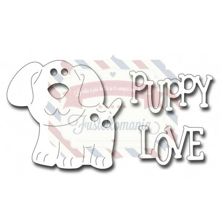 Fustella metallica Puppy Love