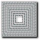 Fustella metallica Tutti Designs Nesting Stitched Squares