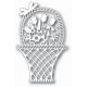 Fustella metallica Tutti Designs Easter Flower Basket
