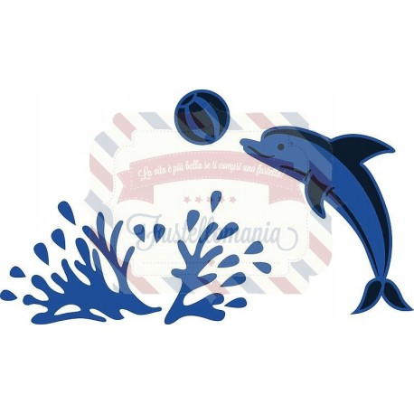 Fustella metallica Marianne Design Creatables Dolphin