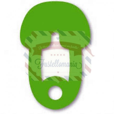 Fustella Sizzix Originals Green Safety Pin