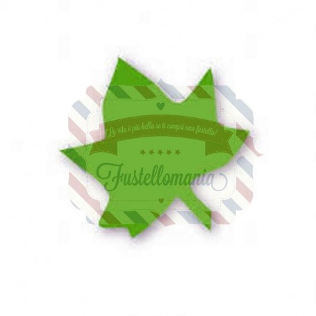 Fustella Sizzix Originals Green Leaf 3 Tiny