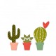 Fustella Sizzix Thinlits Cactus