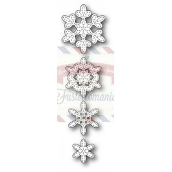 Fustella metallica PoppyStamps Stitched Evangeline Snowflakes