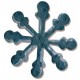 Fustella Sizzix Originals SMALL Snowflake 4 by Stephanie Ackerman