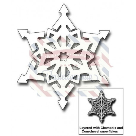 Fustella metallica Luchon Snowflake