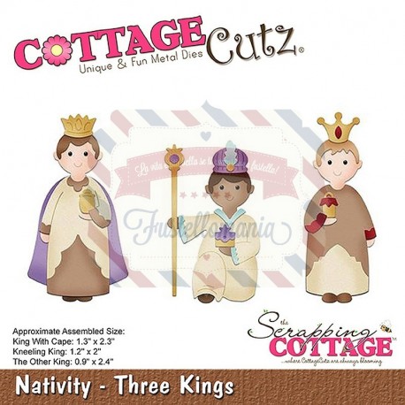 Fustella metallica Cottage Cutz Nativity - Three Kings